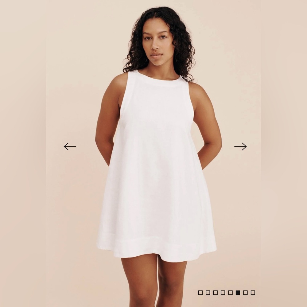 Posse White Sleeveless Dress